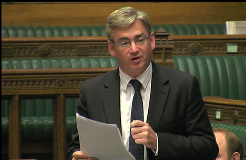 Julian Knight MP in Parliament.