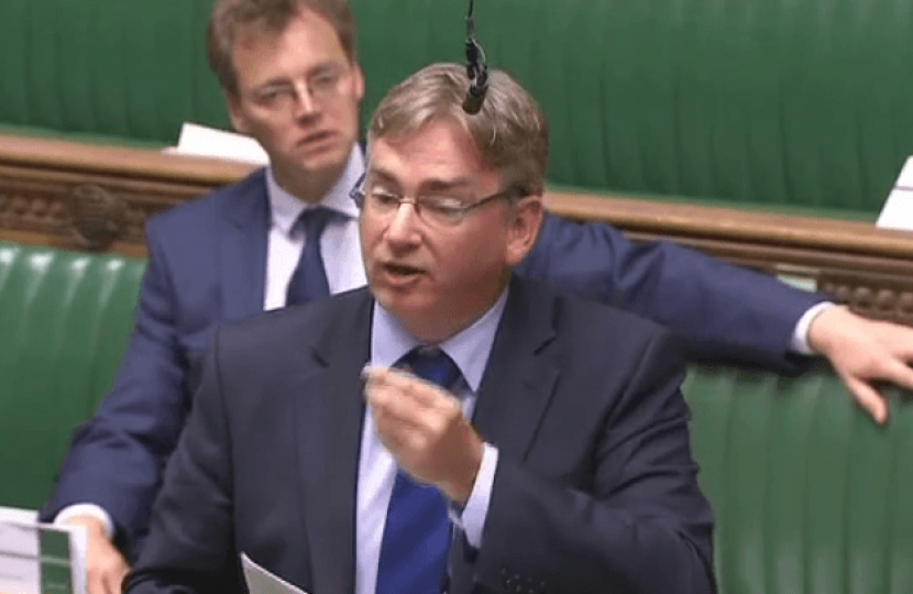 Julian Knight MP in Parliament.