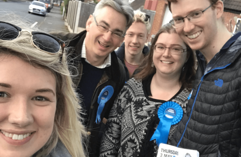 Julian Knight MP with local campaigners.