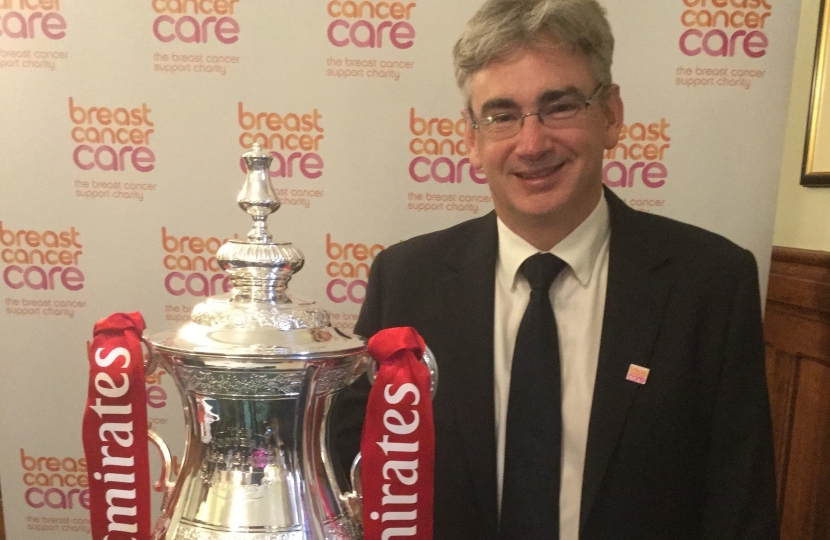 Julian with FA cup