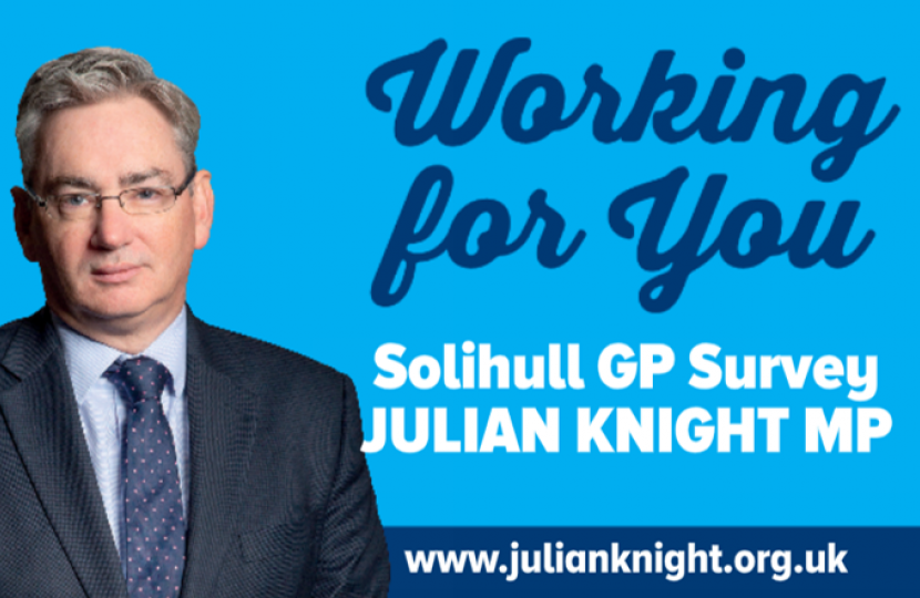 Julian Knight's Solihull GP Survey 2022