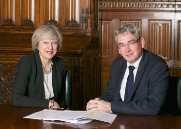 Julian and Theresa May