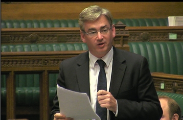 Julian Knight MP in Parliament.