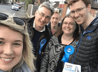 Julian Knight MP with local campaigners.