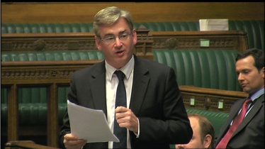 Julian in Commons Chamber