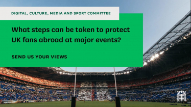 Julian Knight MP launched call for evidence on safety at major sporting events